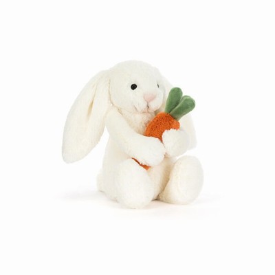 Jellycat Bashful Carrot Bunnies UK | 25639PVDN
